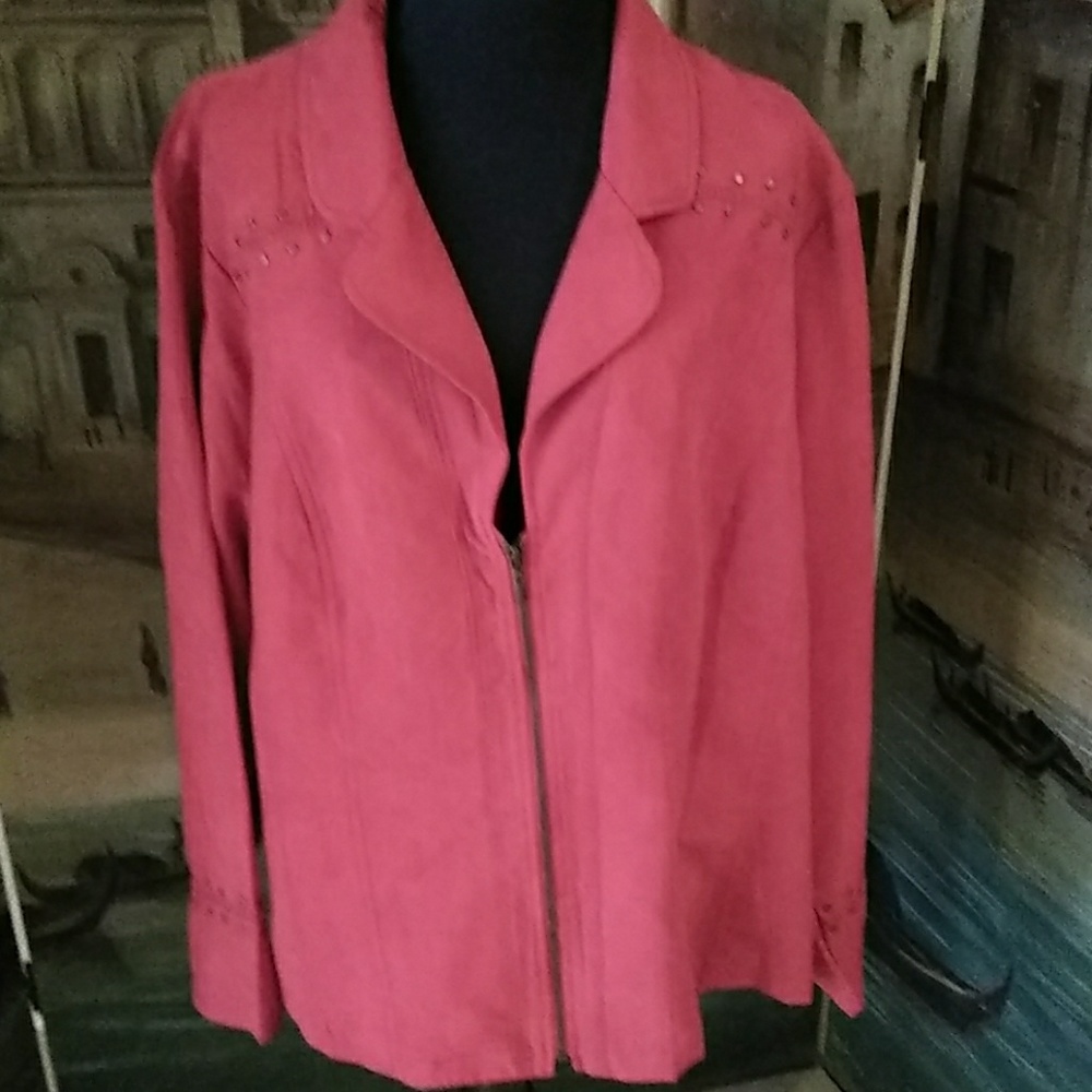 Bright Red Jacket